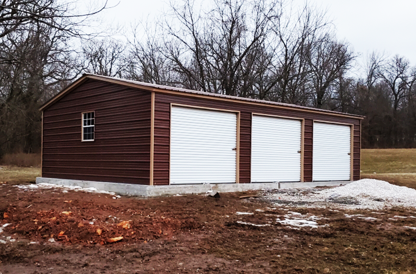 Legacy steel building garages 